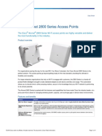 Cisco 2800 Access Point Datasheet