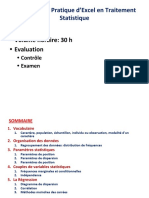 Statistique Et Pratique D'excel en Traitement