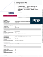 Osiswitch - XCKM502H29 Ficha Técnica