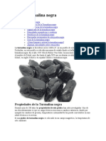 Piedra Turmalina Negra