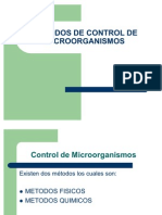 Metodos de Control de Microorganismos