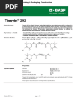 Tinuvin 292 October 2019 R4 IC PP