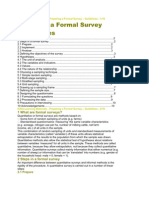 Designing A Formal Survey