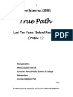 True Path (Paper 1) Old