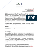 Instruções para Publicação de Artigos UNINASSA - Modelo Artigo