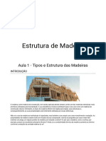 Estrutura de Madeira Aula 1 Tipos e Estr