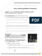 Observing Weather CSE