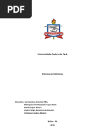 Estrutura Atômica - Trabalho de Química