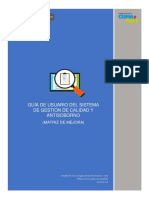 Guía de Usuario - Sgca - Matriz de Mejora