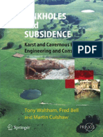 Sinkholes and Subsidence Karst and Cavernous Rocks in Engineering and Construction