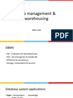 Data Management & Warehousing: MPBA G506