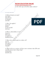 Electrician Objective Type Question Answer in English - Series-04