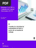 Tema 6 - Sistemas CAN BUS y Unidades de Control Electrónico ECUS