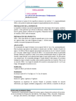 Especificaciones Tecnicas Agua Potable Vista Alegre Acobambilla - Huancavelica