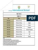 Unit Test 1 Grade 6