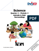 Science3 q2 Mod2 Animals Theirimmedaitesurroundings