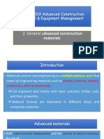 Chapter 2 - Advanced Construction Materials