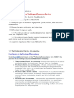 Module 1 - Fundamentals of Auditing and Assurance Services