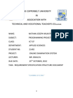 Oes Project Requirement Specification Structure-Pp