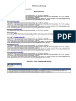 Deficiencies Summary: Hand Hole (N8)