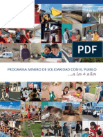 Programa Minero de Solidaridad Con El Pueblo - A Los 4 Años (Libro)