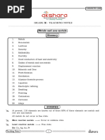 Grade X - Teaching Notes: Metals and Non-Metals Glossary