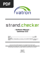 Strandchecker SoftwareManual Usiminas CC3 A60E471MME0001 Rev