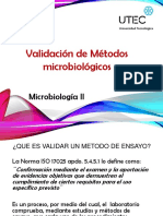 Validación de Métodos Microbiológicos