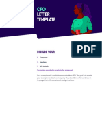 CFO Letter Template