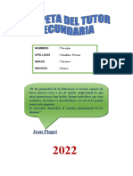 Carpeta de Tutora 2022