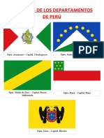 Banderas de Los Departamentos de Perú