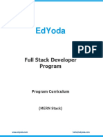 EdYoda FullStack MERN Curriculum