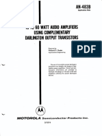 Darlington Output Transistors Amp