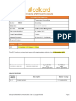 SOP - Credit Control Managment