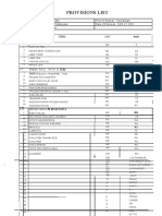 7.provision List