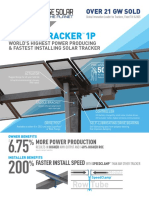 GameChange Solar Genius - Tracker 1P Technical - Datasheet 7 13 2022