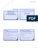 I T / C S 1 6: I T / C S 1 6: Advanced Advanced Programming Programming I T / C S 1 6: I T / C S 1 6: Advanced Advanced Programming Programming