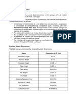 Car Radiator Design Calculations