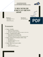 Calcul Des Murs de Soutènement en Béton Armé