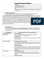 CLC 12 - Capstone Draft Proposal Worksheet