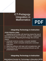 ICT-Pedagogy Integration in Mathematics