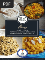 Vegan Paryushan Cookbook 2022