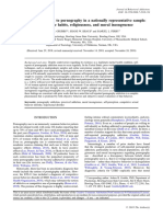 Self-Reported Addiction To Pornography in A Nationally Representative Sample: The Roles of Use Habits, Religiousness, and Moral Incongruence