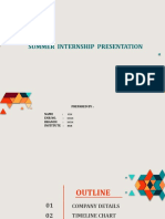 Summer Internship Template