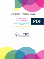 Act 3 - Desarrollo Psicologico.