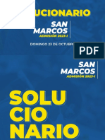 San Marcos Solucionario Domingo 23 Octubre