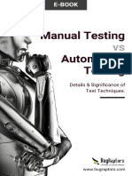 Manual Testing Vs Automation Testing