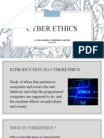 CYBER ETHICS PPT Slides