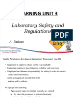 LU 3 Lab Safety and Regulation