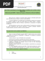 26.03 Guia para Elaboração de Um Relatório Acadêmico - Iza Reis